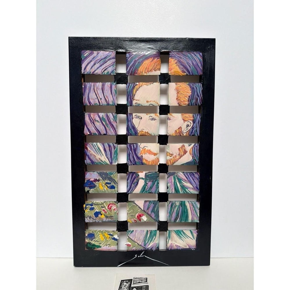 Kirk Saber Tear-a-Sculpture Mosaic Van‎ Gogh Self Portrait Painting